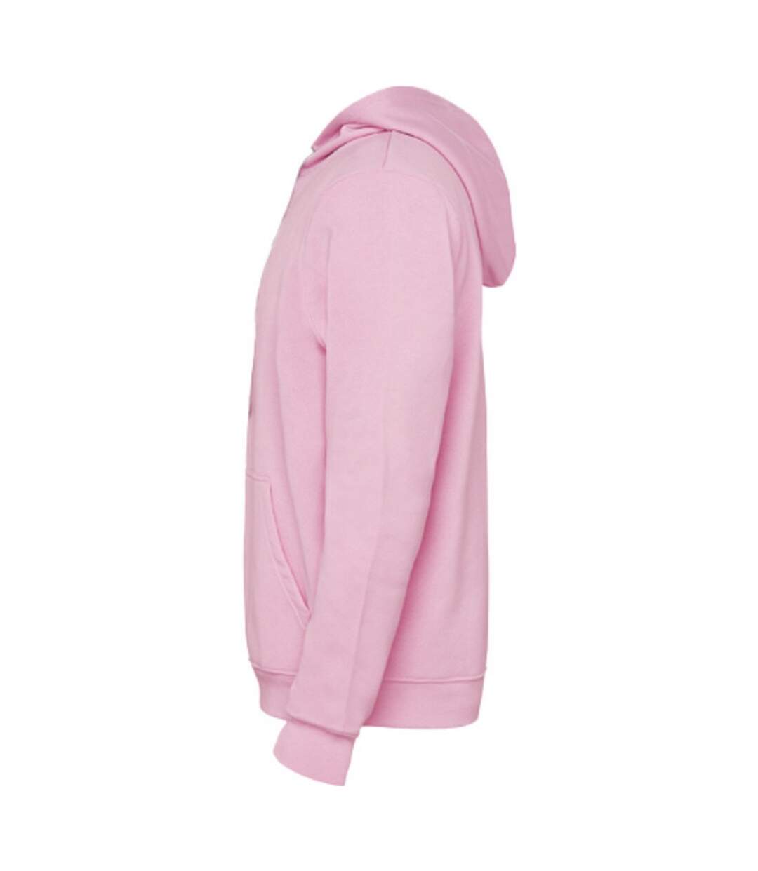 Sweat à capuche urban homme rose clair / gris chiné Roly-3