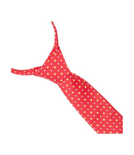 Supreme Products - Cravate de concours - Adulte (Rouge / Doré) (One Size) - UTBZ4717