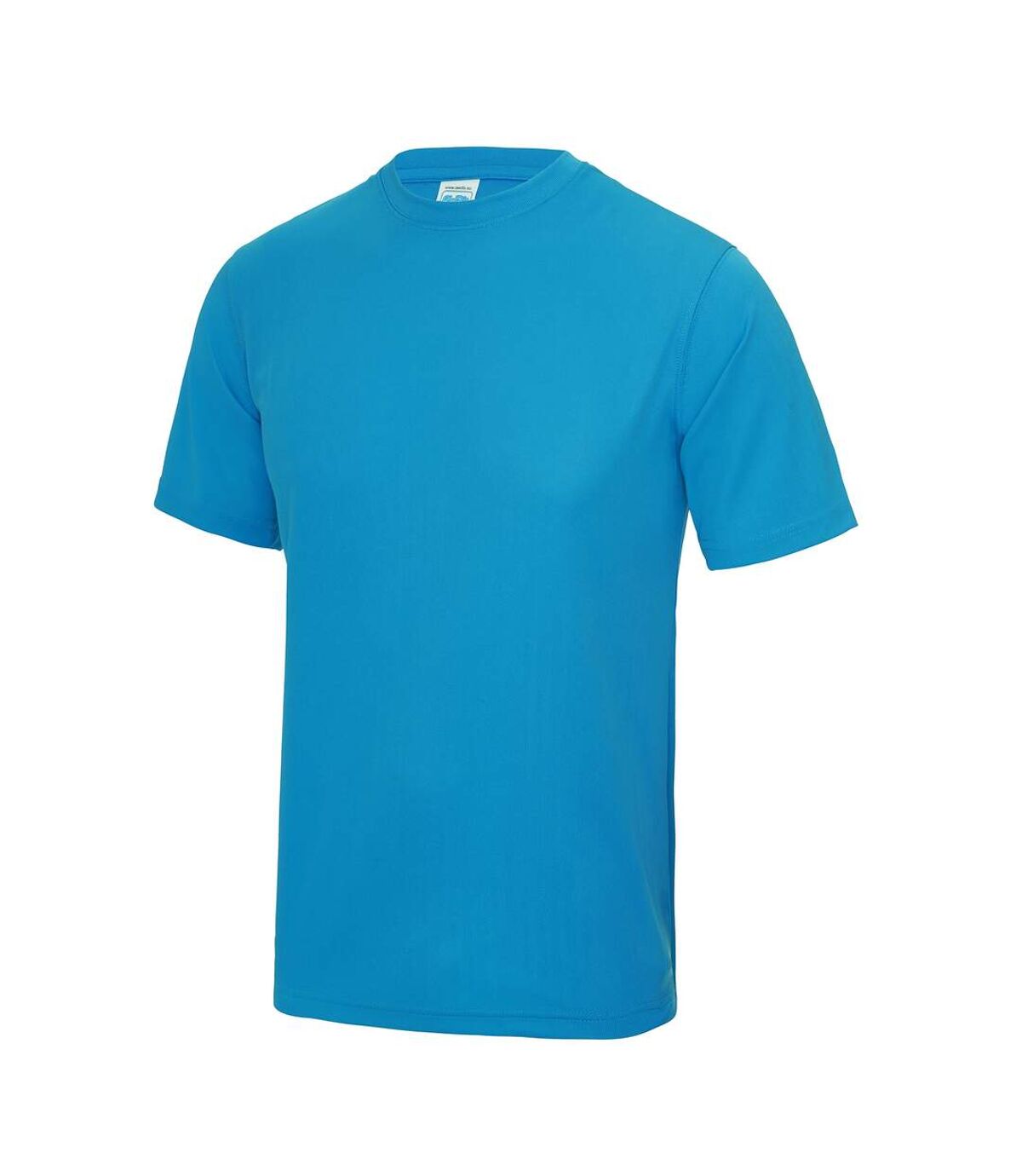 Just Cool Mens Performance Plain T-Shirt (Sapphire Blue)