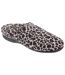 Womens/ladies carmen ocelot toe in mule slippers ocelot Sleepers