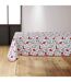 Nappe Imprimé Forestine 150x240cm Blanc & Rouge-1