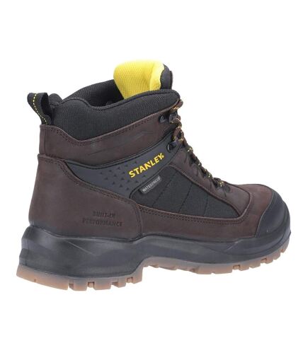 Stanley Mens Berkeley Full Lace Up Leather Safety Boot (Brown) - UTFS6891