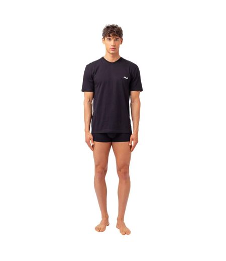 Lot de 2 Maillots de corps col rond homme en coton FU5053 Fila