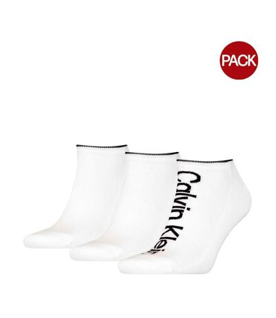 Socquettes homme blanc Calvin Klein