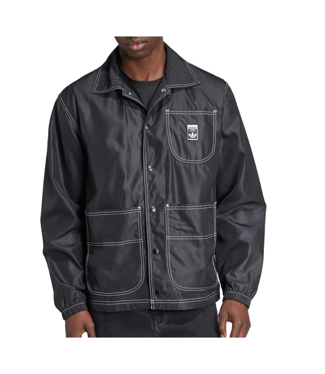 Veste noir homme adidas graphic reg-1