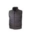 Unisex adult padded body warmer black Result Core-1