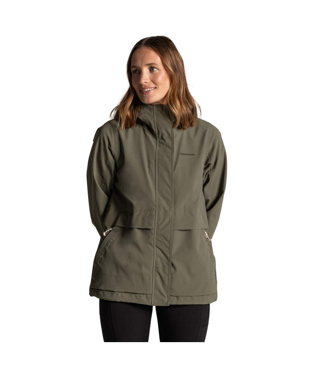 Veste Imperméable Maryam Femme Sauge Foncé Craghoppers-3