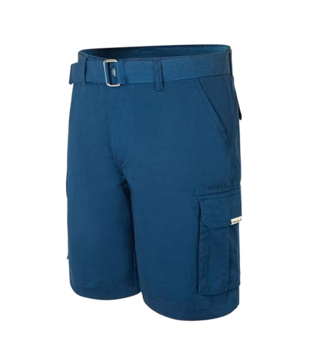 Short À Poches Motif/style Délavé Homme Bleu Marine SoulCal-3