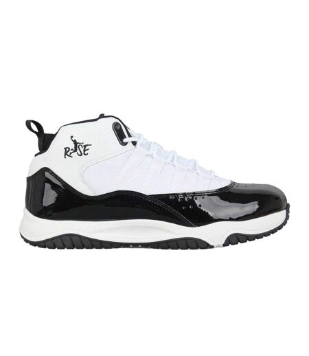 Chaussures De Basket Shuttle Homme Blanc Noir Rise