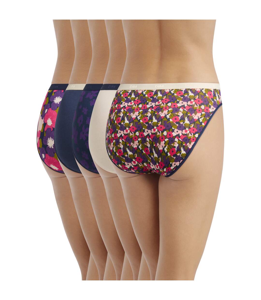 Lot de 5 Culottes Les Pockets Coton-2