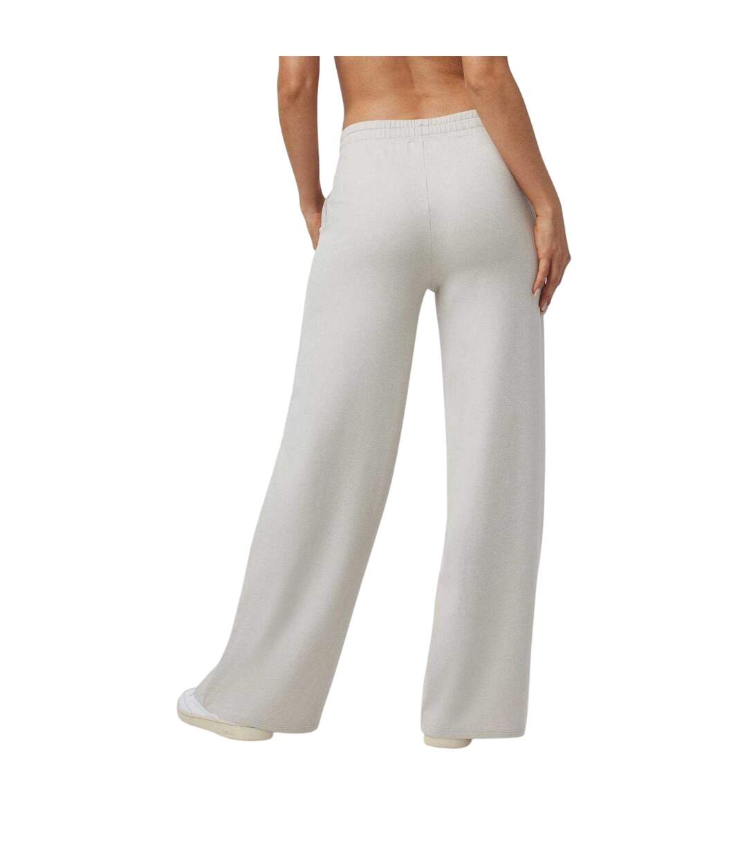 Pantalon Large Femme Halo Essential Écru Chiné Vuori-3
