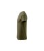 Mens Heavy New T-shirt Dark Khaki Green Malfini-4