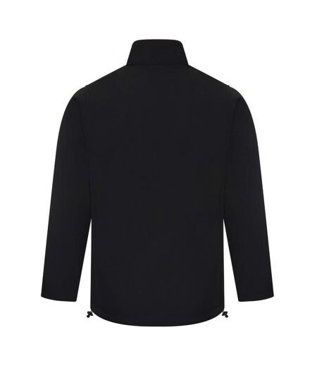 PRO RTX Mens Three Layer Soft Shell Jacket (Black) - UTRW9615