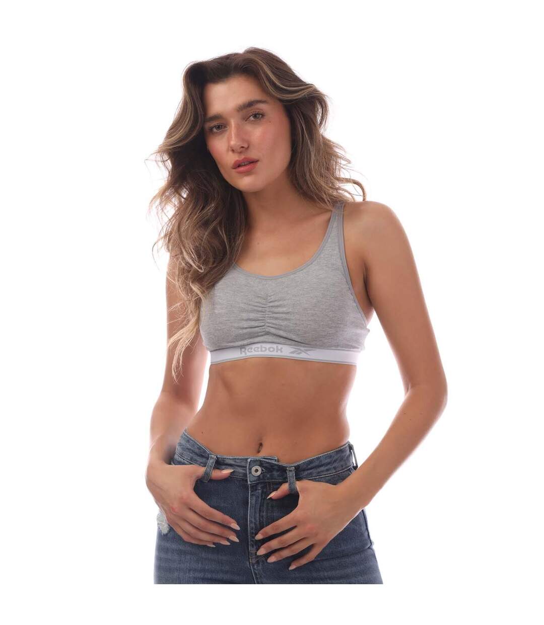 Soutien-gorge Jackie Femme Gris Reebok-1