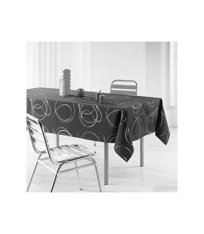 Nappe Imprimé Métallisé Bully 150x300cm Gris