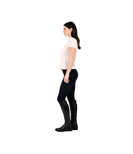 Womens/ladies Rome Short-sleeved Riding Top Blush Weatherbeeta