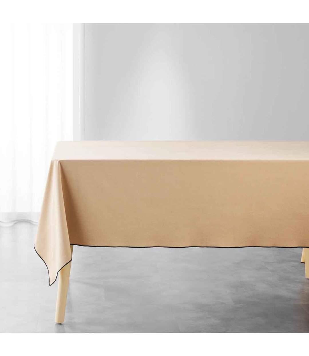 Nappe en Coton Mistraline 140x240cm Beige-1