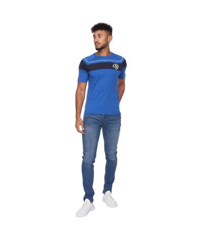 Mens Craftore T-shirt Blue Crosshatch