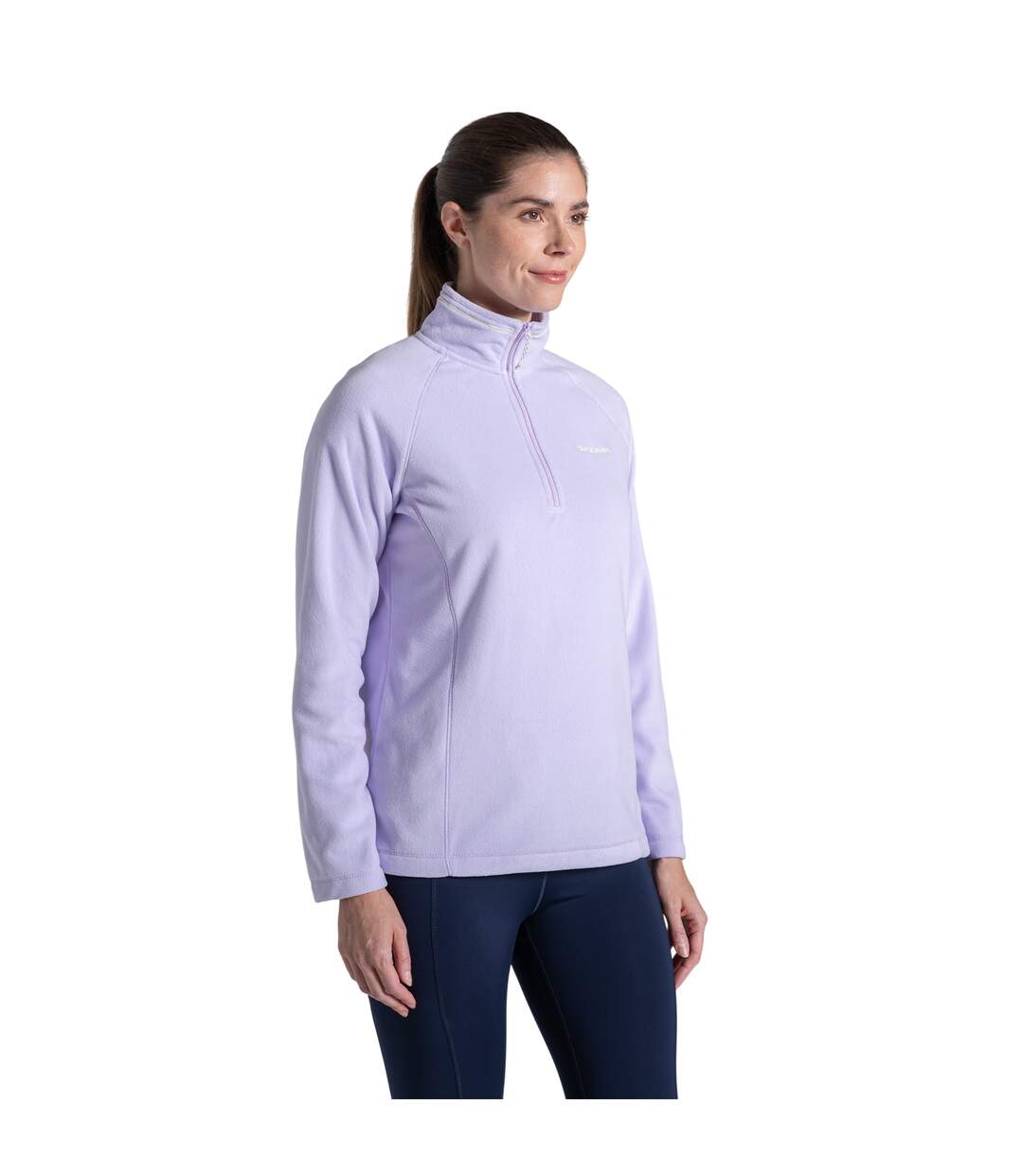 Womens/ladies Miska Vi Half Zip Fleece Parma Violet Craghoppers-4