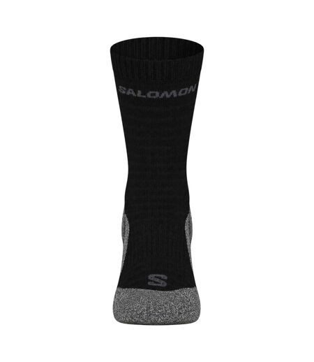 Lot De 2  Chaussettes Pour Bottes Ultra Access Adulte Noir Gris Salomon