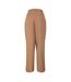 Womens/ladies Vertical Stripe Wide Leg Trousers Camel Biba-2