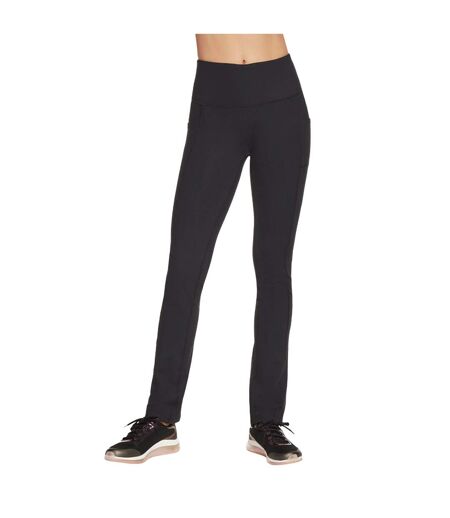 Womens/ladies Go Walk Jogging Bottoms Black Skechers