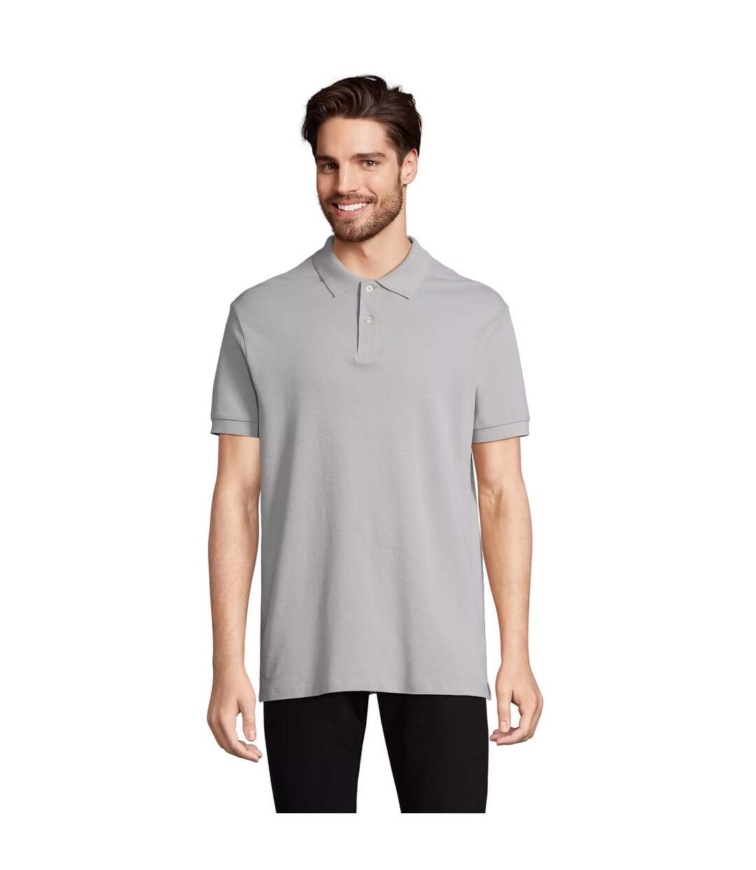Polo Pacific Adulte Gris SOLS-1