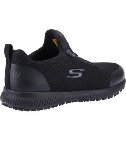 Mens squad sr myton occupational shoes black Skechers