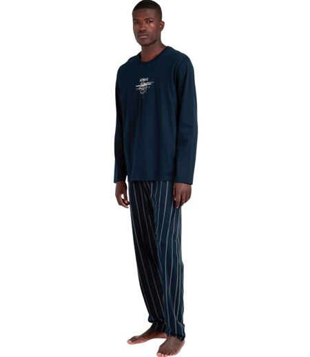 Pyjama pantalon top manches longues Navy Collection Admas