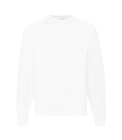 Fruit Of The Loom Mens Raglan Sleeve Belcoro® Sweatshirt (White) - UTBC368