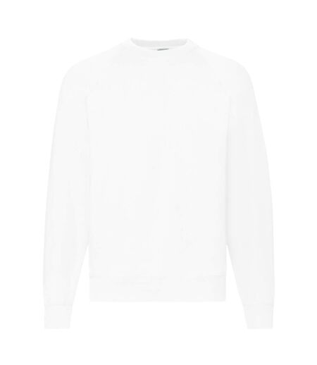 Fruit Of The Loom Mens Raglan Sleeve Belcoro® Sweatshirt (White) - UTBC368