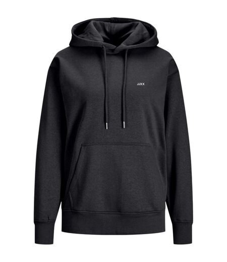Womens/ladies Hooded Regular Hoodie Black JJXX