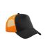 Casquette Trucker Adulte Noir Orange Beechfield-1