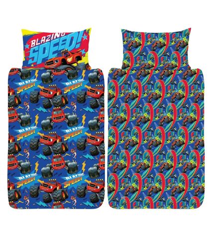 Blazing duvet cover set blue/red Blaze & The Monster Machines