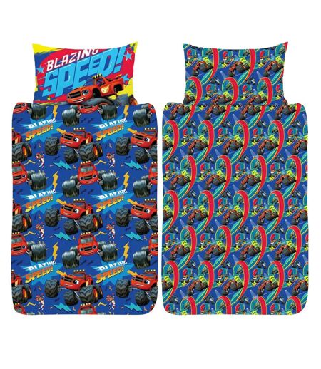 Blazing duvet cover set blue/red Blaze & The Monster Machines