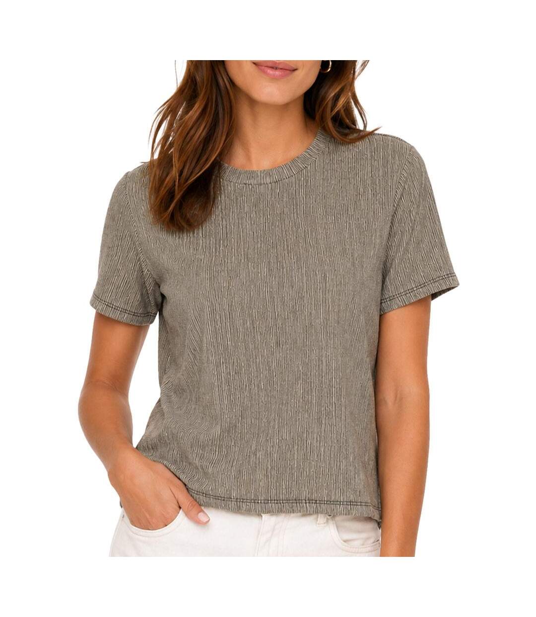 Top gris femme vero moda jenny ss baby-1