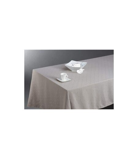 Nappe Antitache Jacquard Carré 150x300cm Lin