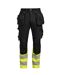 Pantalon Craftsman Homme Noir Jaune Jobman-2
