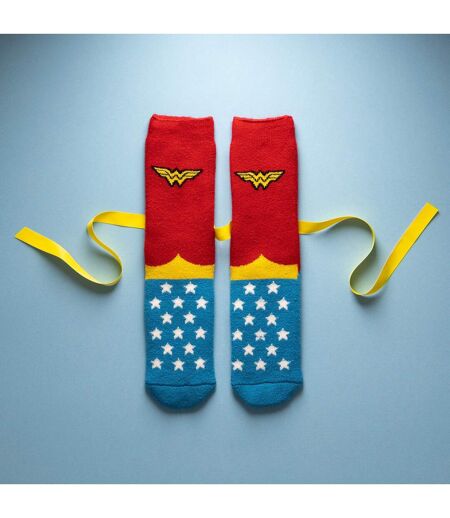 Heat Holders Lite - 1 Paire Chaussettes Wonder Woman Femme | Drôle Chaude Marvel