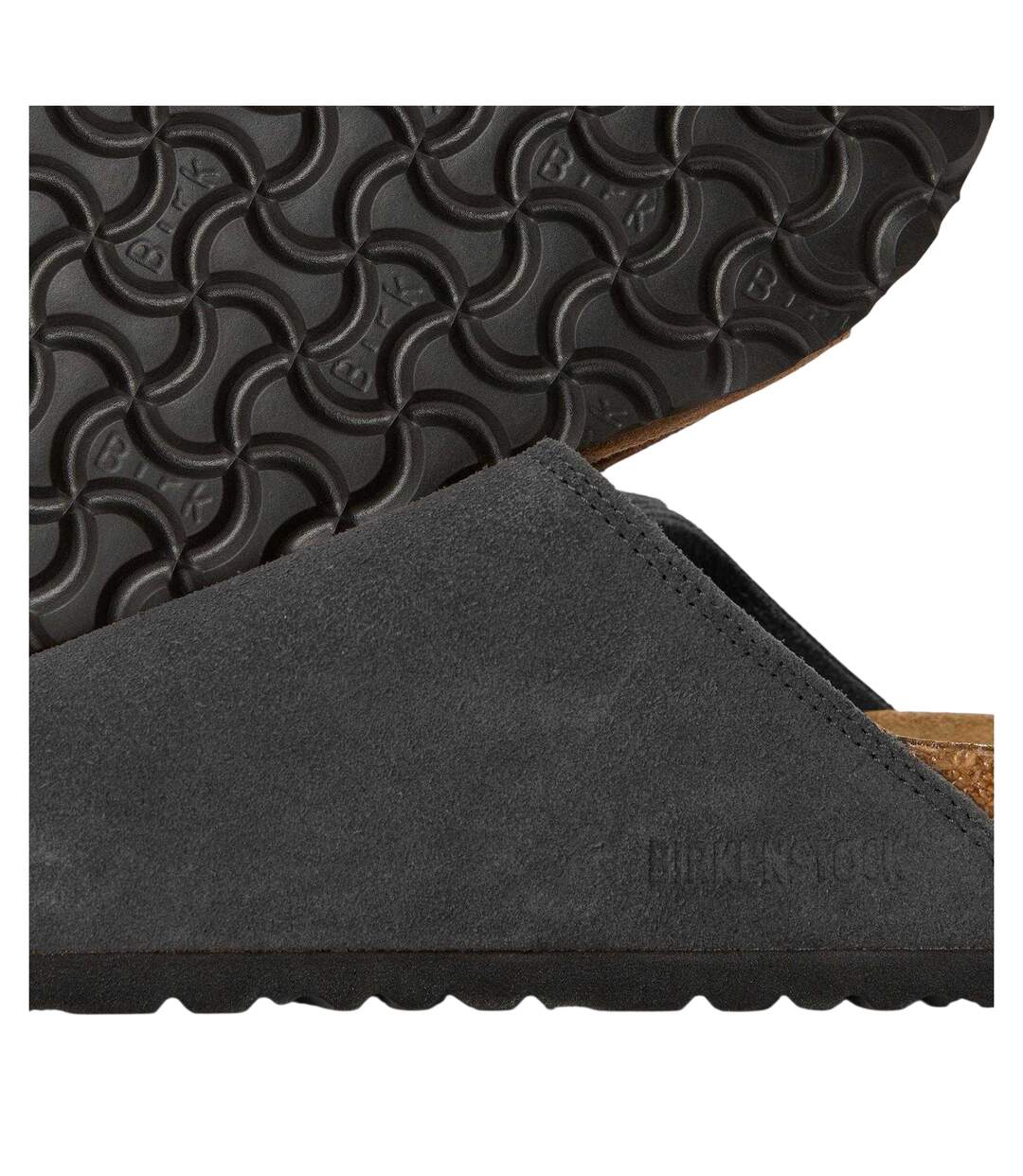 Mens Minimalist Suede Sandals Charcoal Birkenstock-4