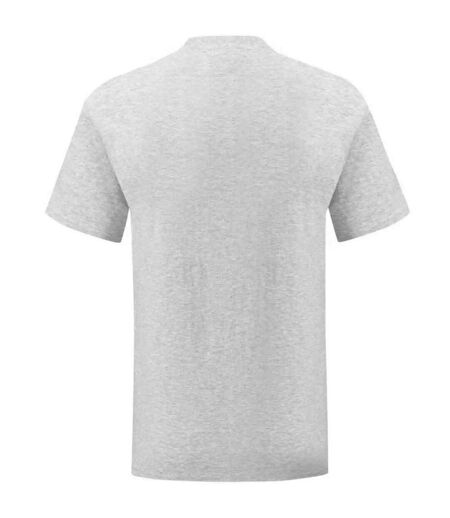 T-shirt Iconic Adulte Gris Clair Chiné Fruit Of The Loom