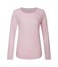 Womens/ladies Serenity Long-sleeved T-shirt Pink Haze Dare 2B-2