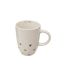 Lot de 6 Mugs Coeur The Floral 44cl Blanc-2