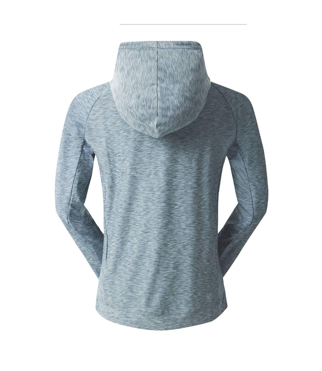 Sweat à capuche sprint city femme bleu gris chiné Dare 2b-2