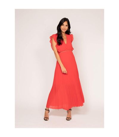 Robe longue fluide avec ceinture ILAST - Dona X Lisa