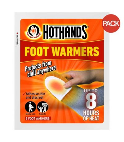 Pack of 2  Foot warmers  white HotHands