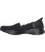 Womens/ladies Seager Believe It Trainers Black Skechers-2