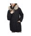 Parka Noir Femme Only Coat - M