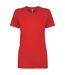 Next Level Womens/Ladies Boyfriend T-Shirt (Red)