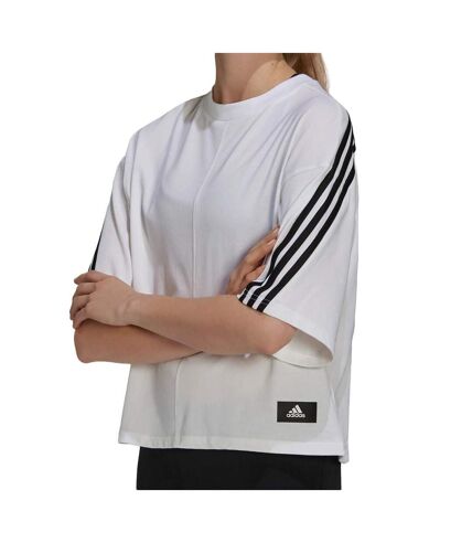 T-shirt Blanc Femme Adidas H39810 - XS